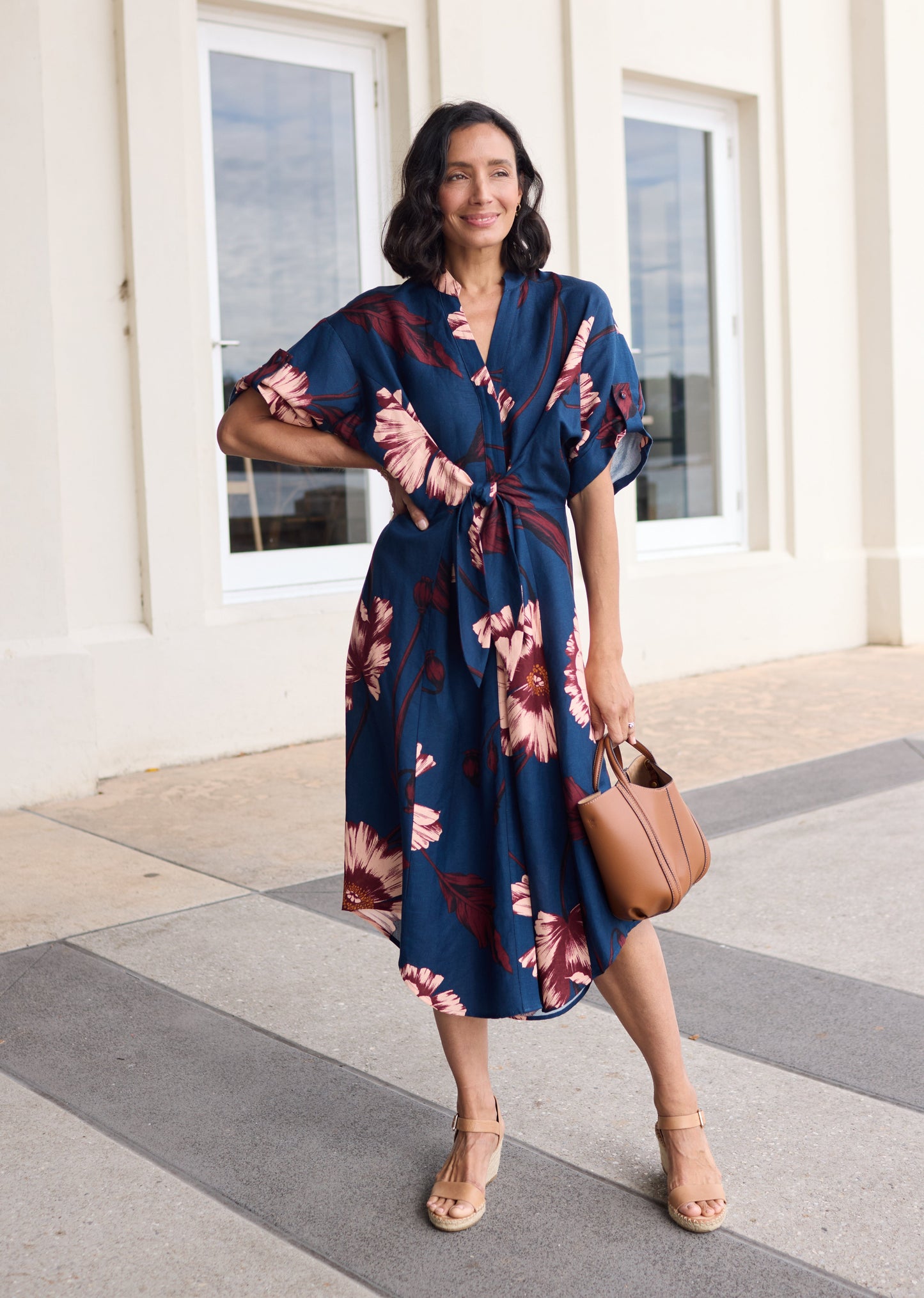 CHLOE MIDI DRESS - ARABELLA PRINT - PETITE