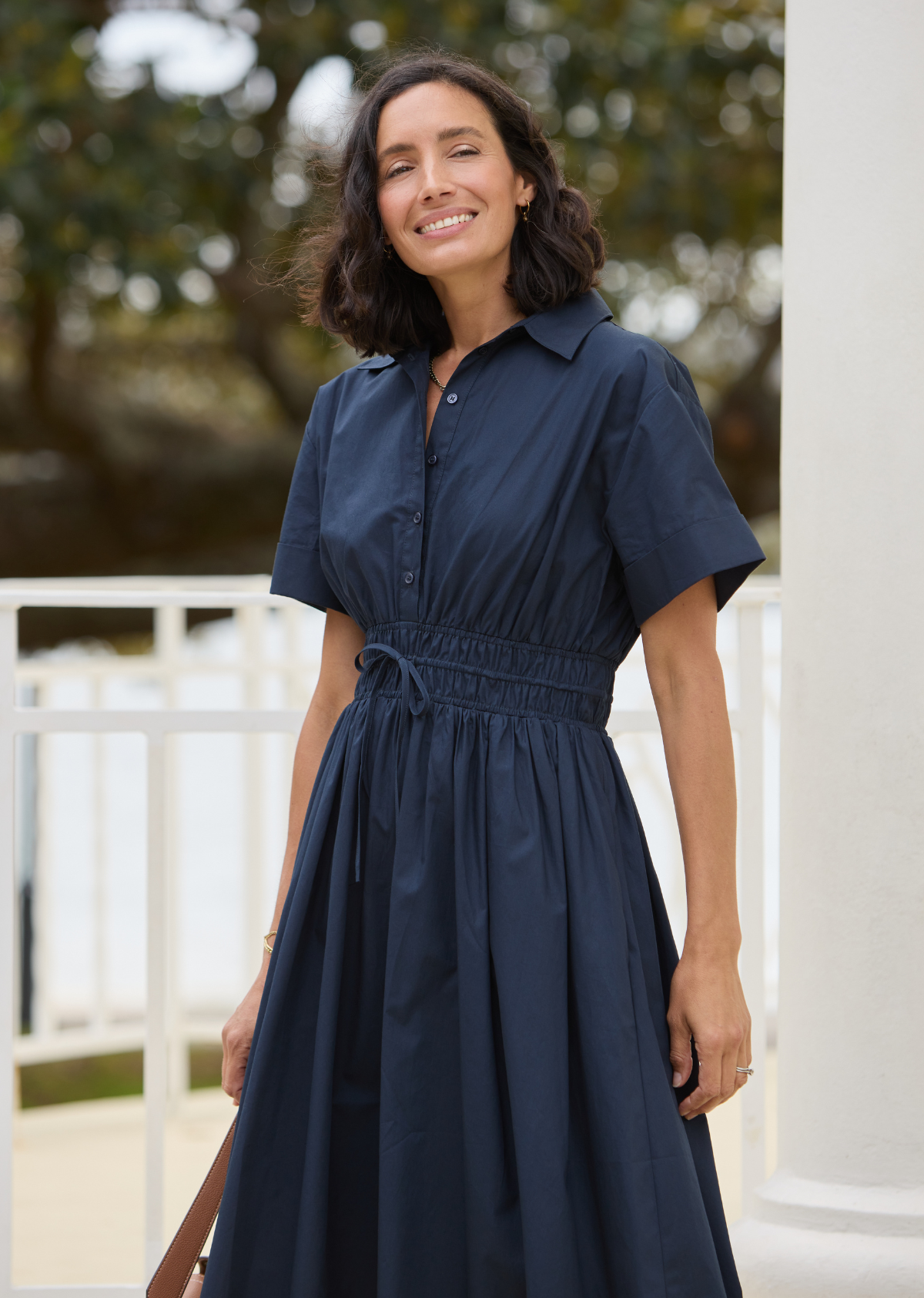 MINETTE SHIRTDRESS - FRENCH NAVY