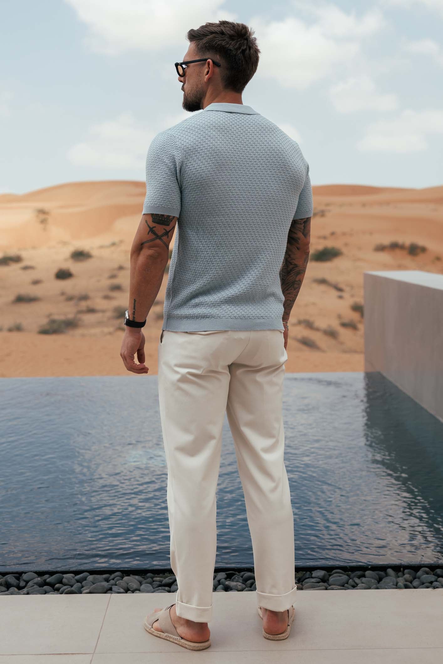 NOIR POLO - BABY BLUE