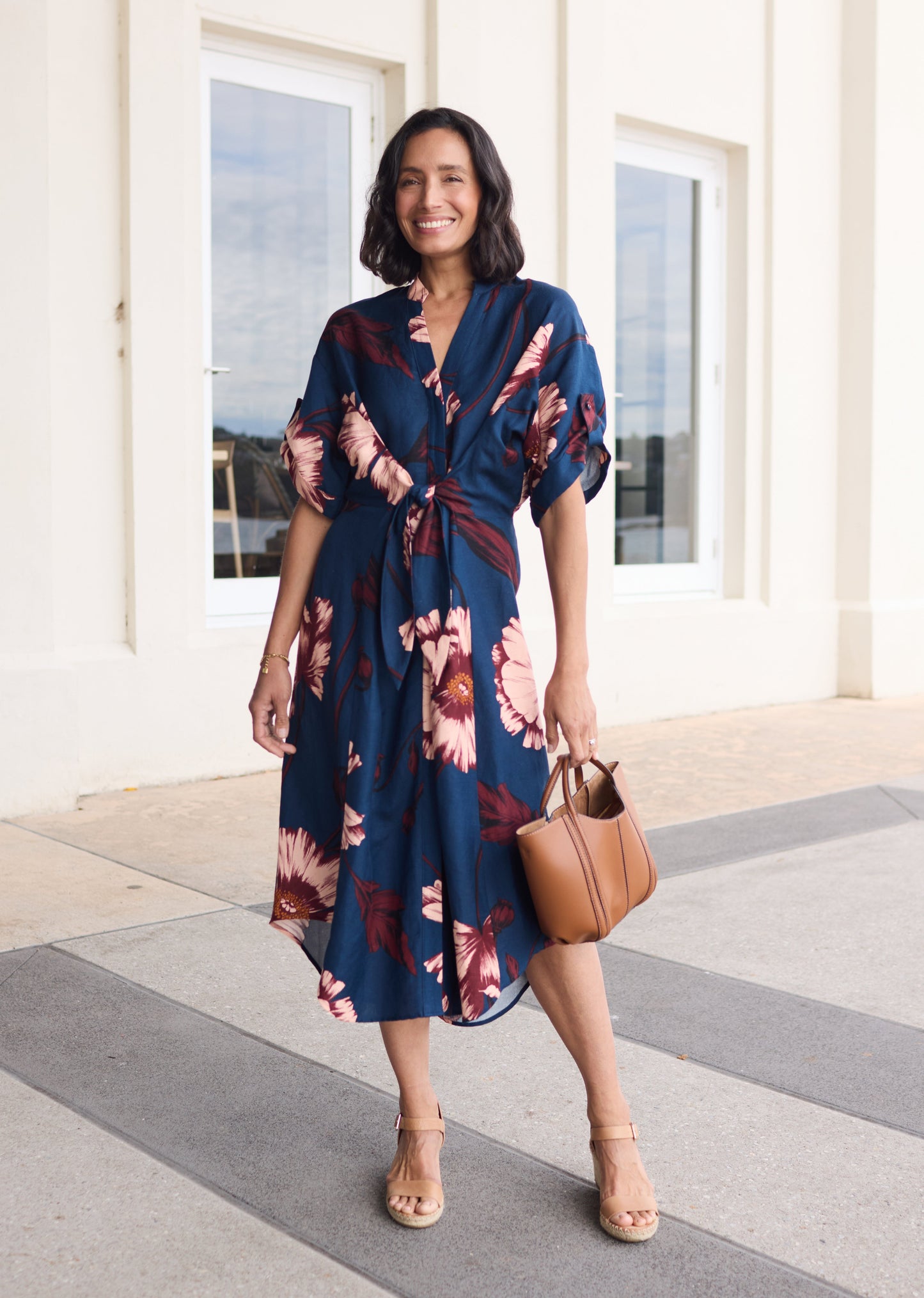 CHLOE MIDI DRESS - ARABELLA PRINT - PETITE