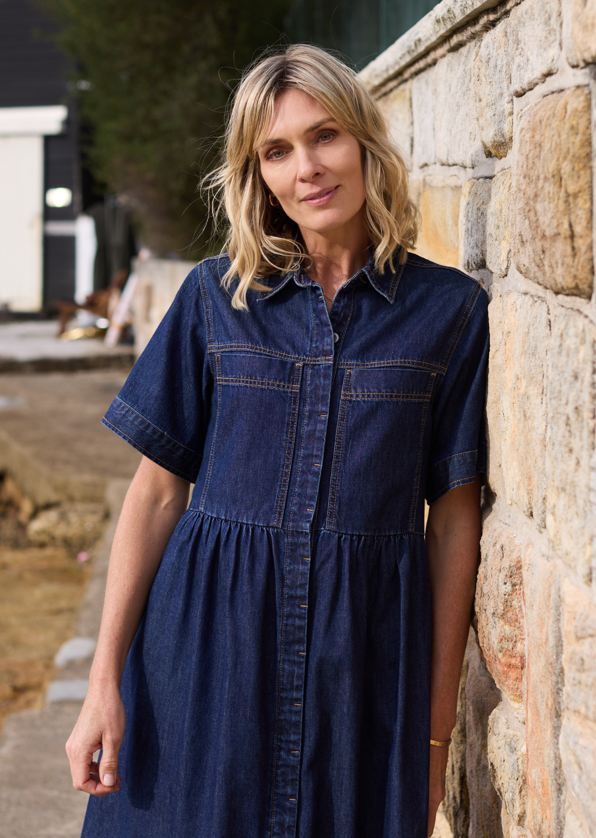 HARLEY DENIM DRESS - INDIGO