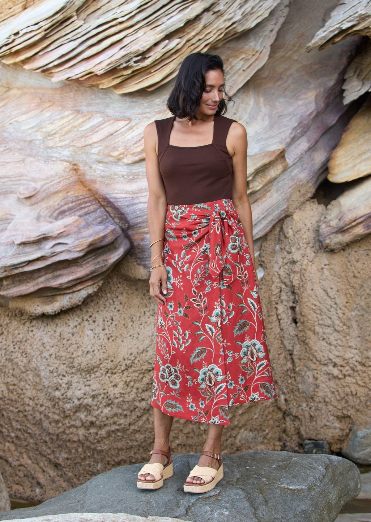 LEYLA SKIRT - POSEY PRINT