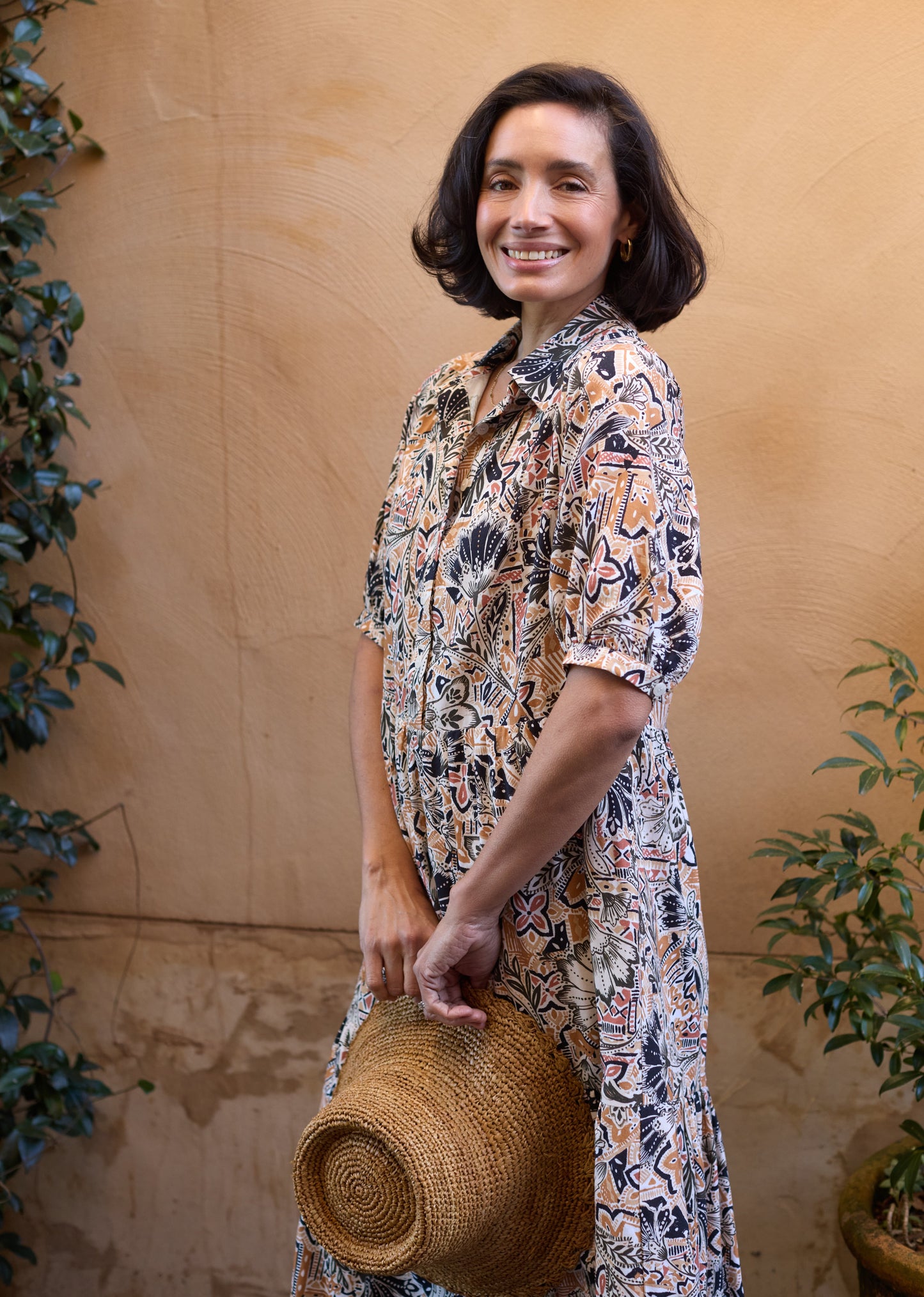 MARNIE PRINT DRESS - ZAHARA PRINT - PETITE