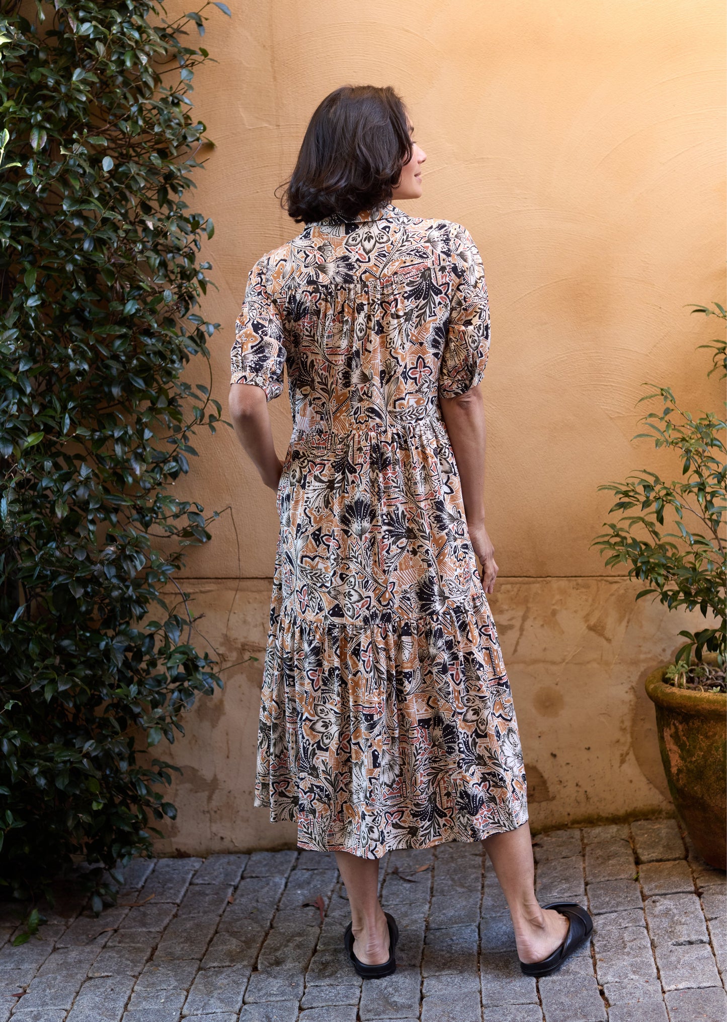 MARNIE PRINT DRESS - ZAHARA PRINT - PETITE