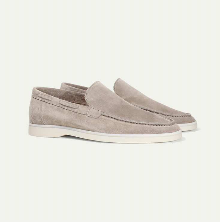 Men’s Suede Slip-On Loafers Smart Casual Driving Shoes