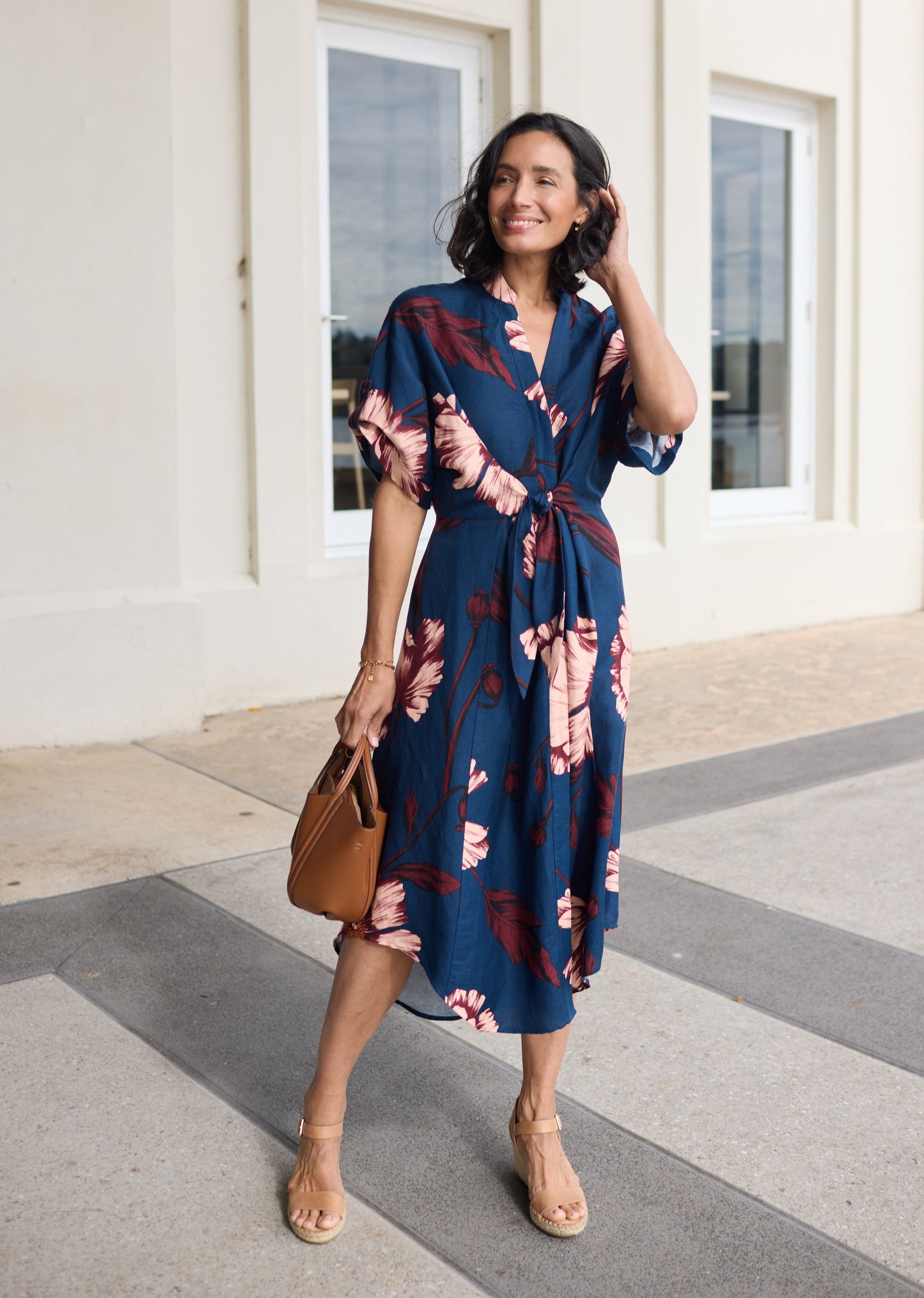 CHLOE MIDI DRESS - ARABELLA PRINT - PETITE