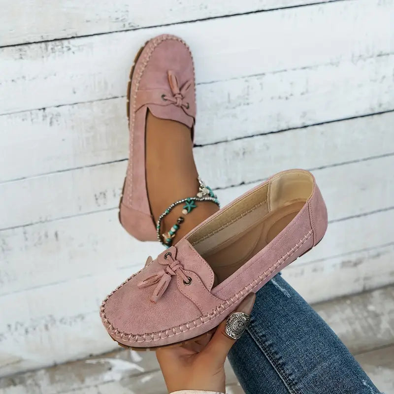 Goldenshore Women's Soft Slip-On Loafers - Casual Walking Flats & Comfortable Lightweight Shoes