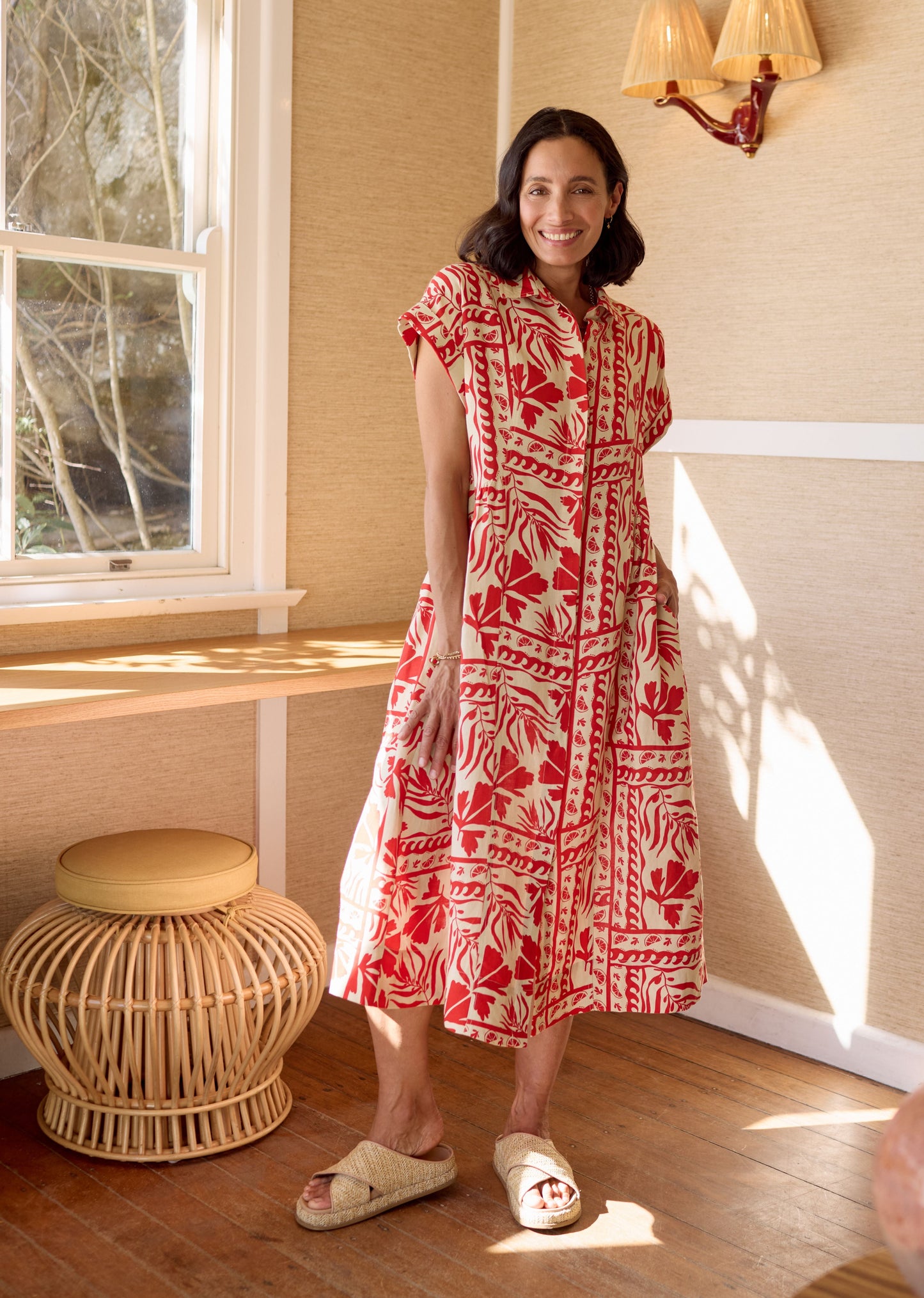MARGOT SHIRTDRESS - SOLEIL PRINT