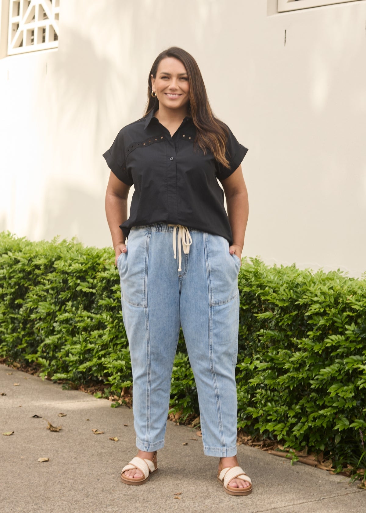 TAHLIA SHIRT - BLACK