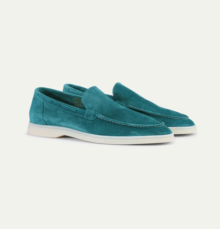 Men’s Suede Slip-On Loafers Smart Casual Driving Shoes