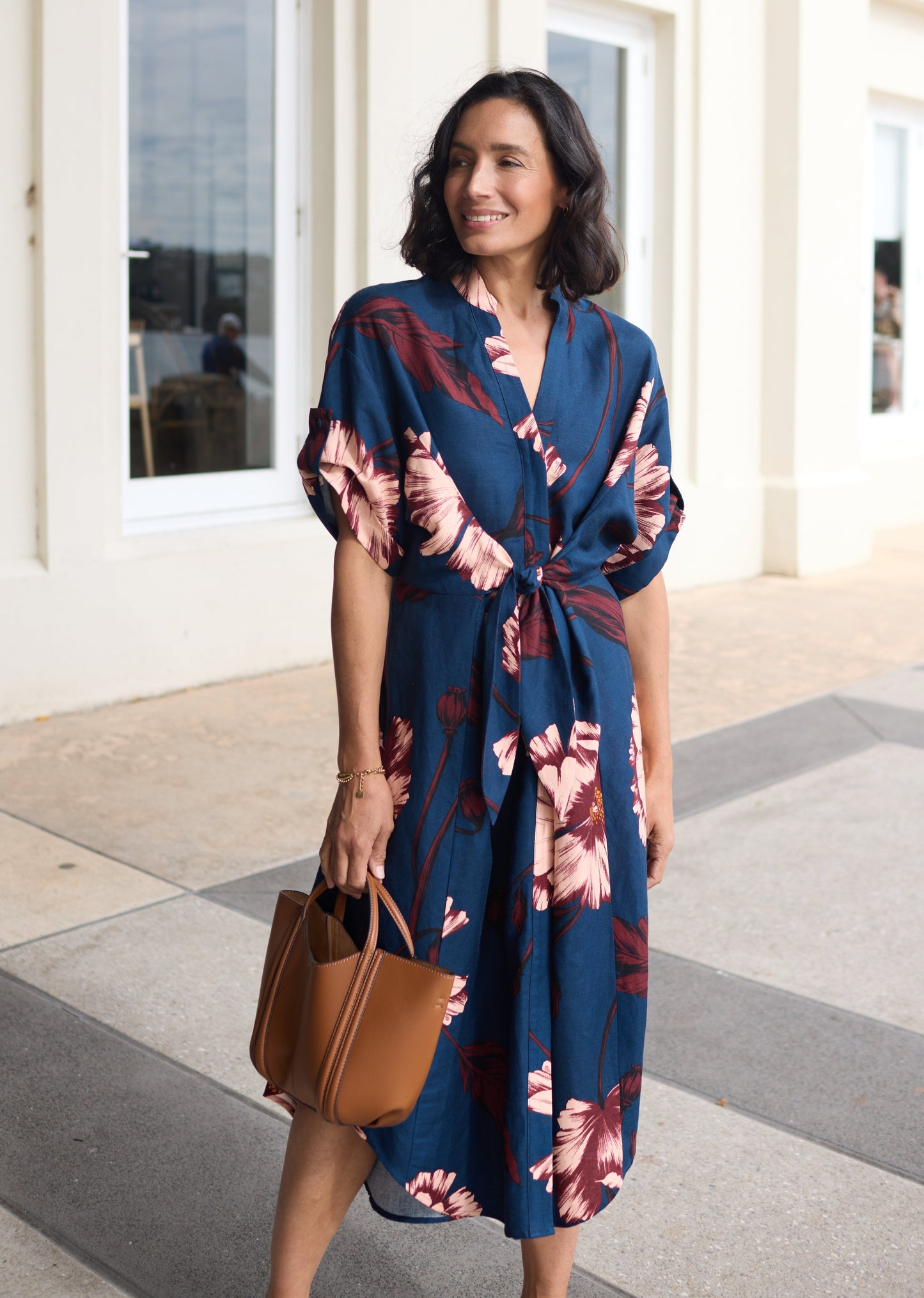 CHLOE MIDI DRESS - ARABELLA PRINT - PETITE