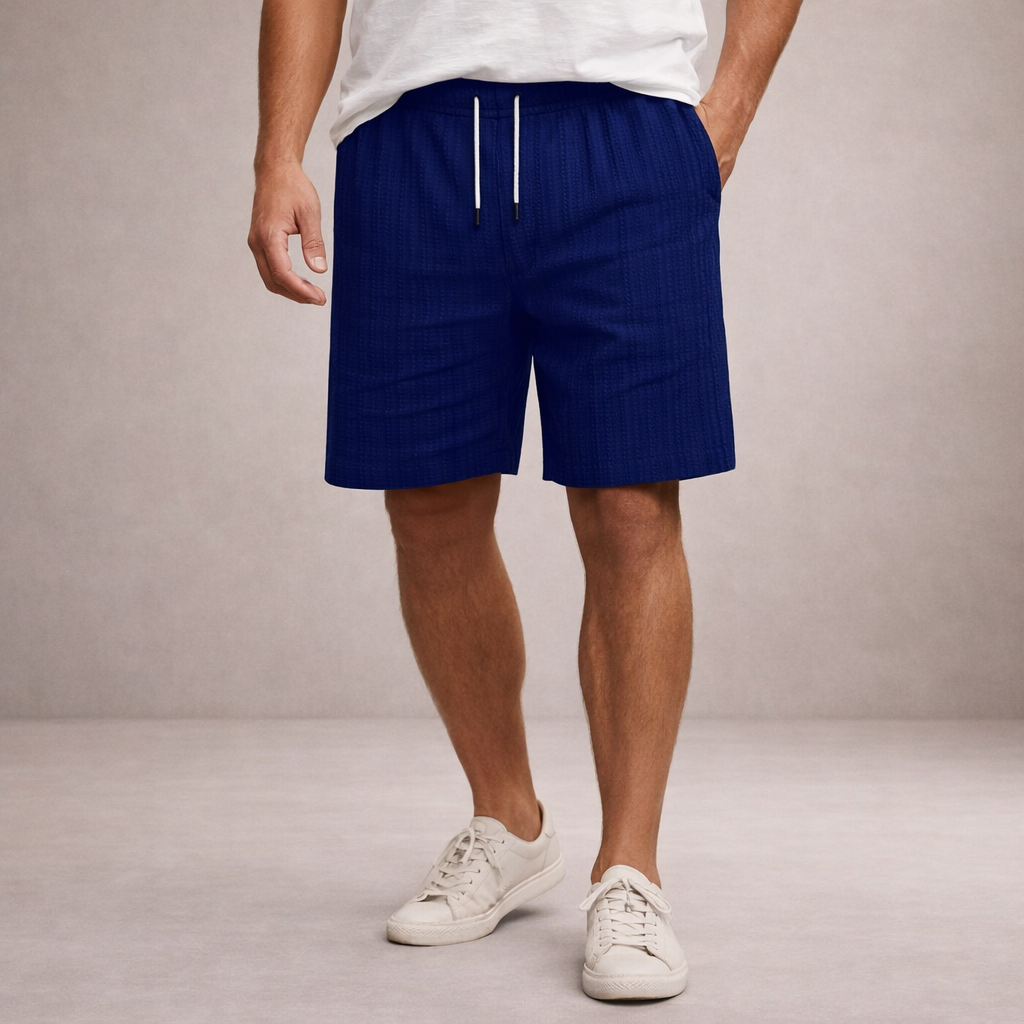 Men’s Drawstring Linen Summer Shorts Casual Relaxed Fit