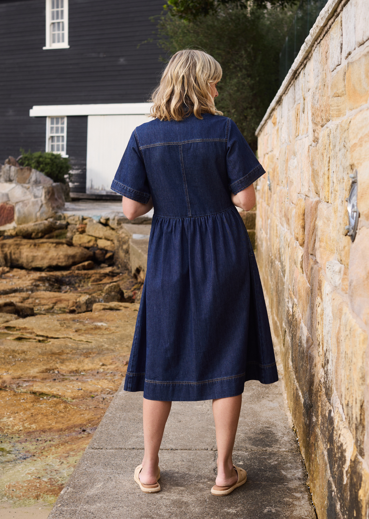 HARLEY DENIM DRESS - INDIGO