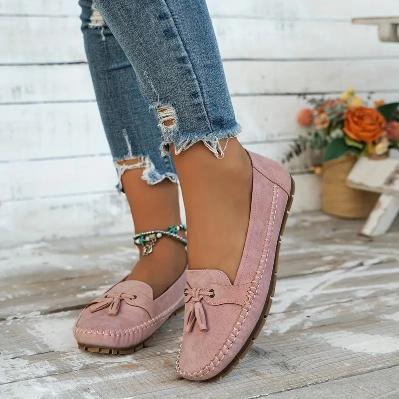 Goldenshore Women's Soft Slip-On Loafers - Casual Walking Flats & Comfortable Lightweight Shoes