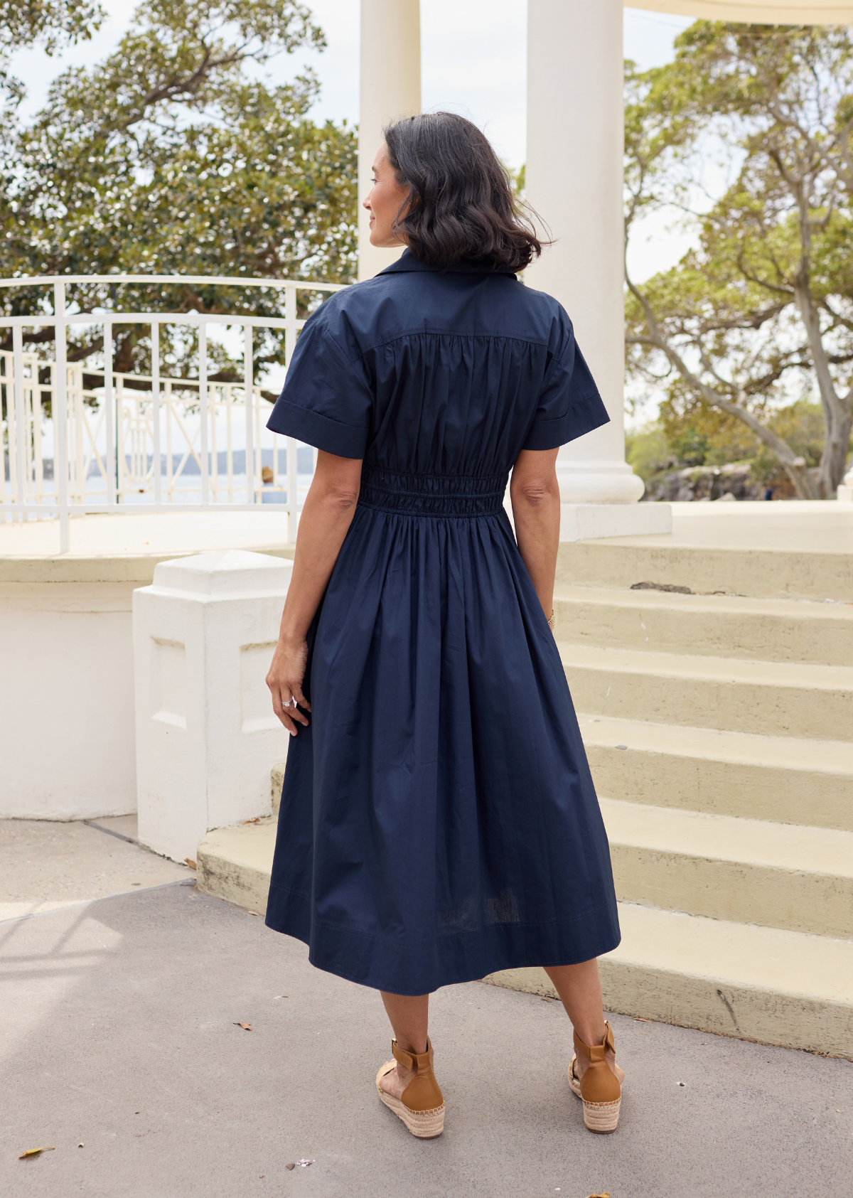 MINETTE SHIRTDRESS - FRENCH NAVY