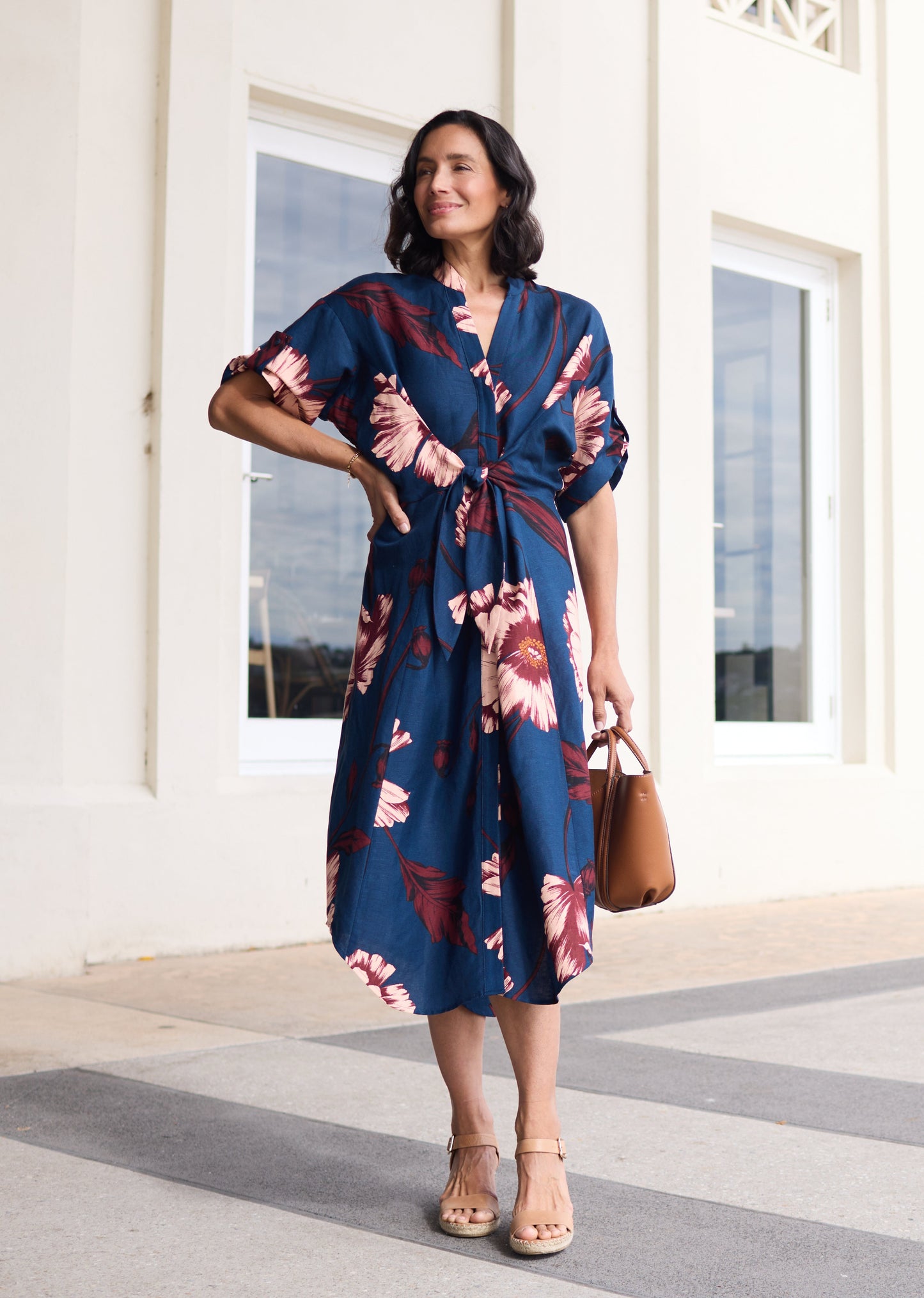 CHLOE MIDI DRESS - ARABELLA PRINT - PETITE