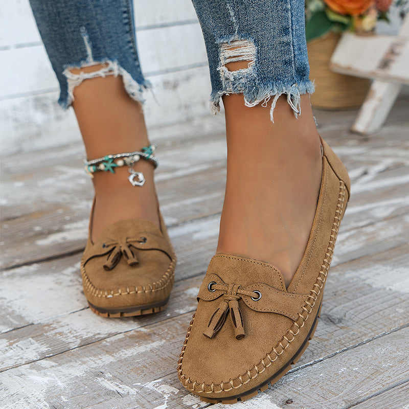 Goldenshore Women's Soft Slip-On Loafers - Casual Walking Flats & Comfortable Lightweight Shoes
