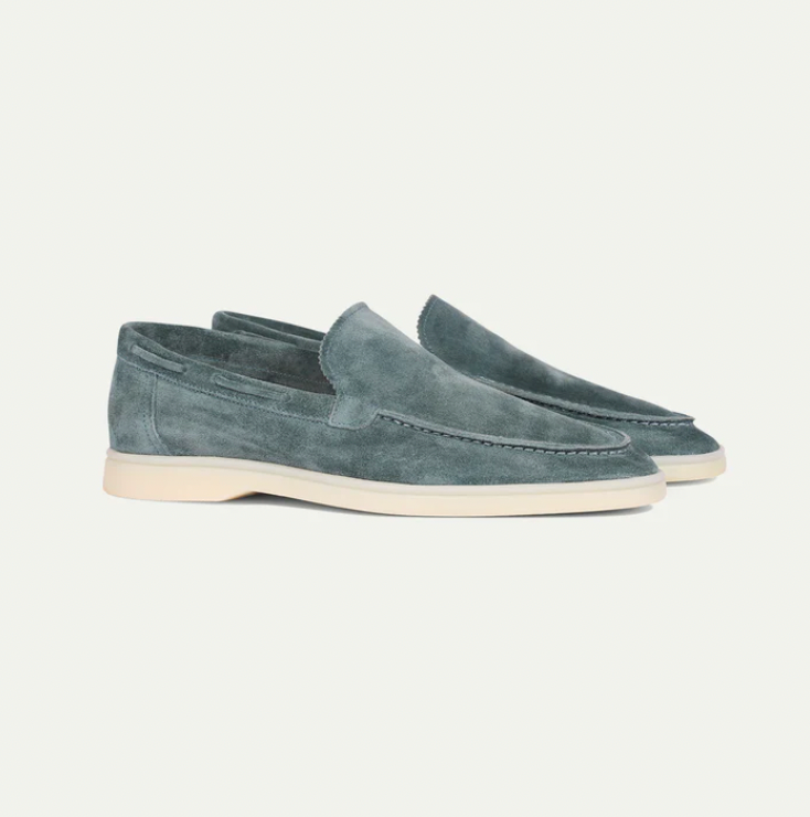 Men’s Suede Slip-On Loafers Smart Casual Driving Shoes