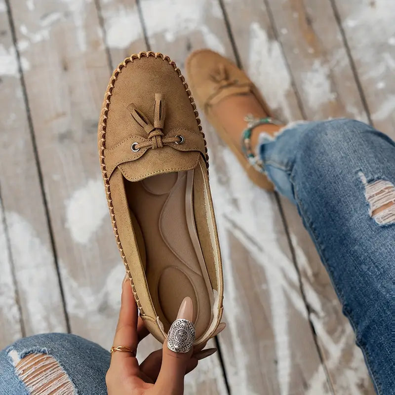 Goldenshore Women's Soft Slip-On Loafers - Casual Walking Flats & Comfortable Lightweight Shoes