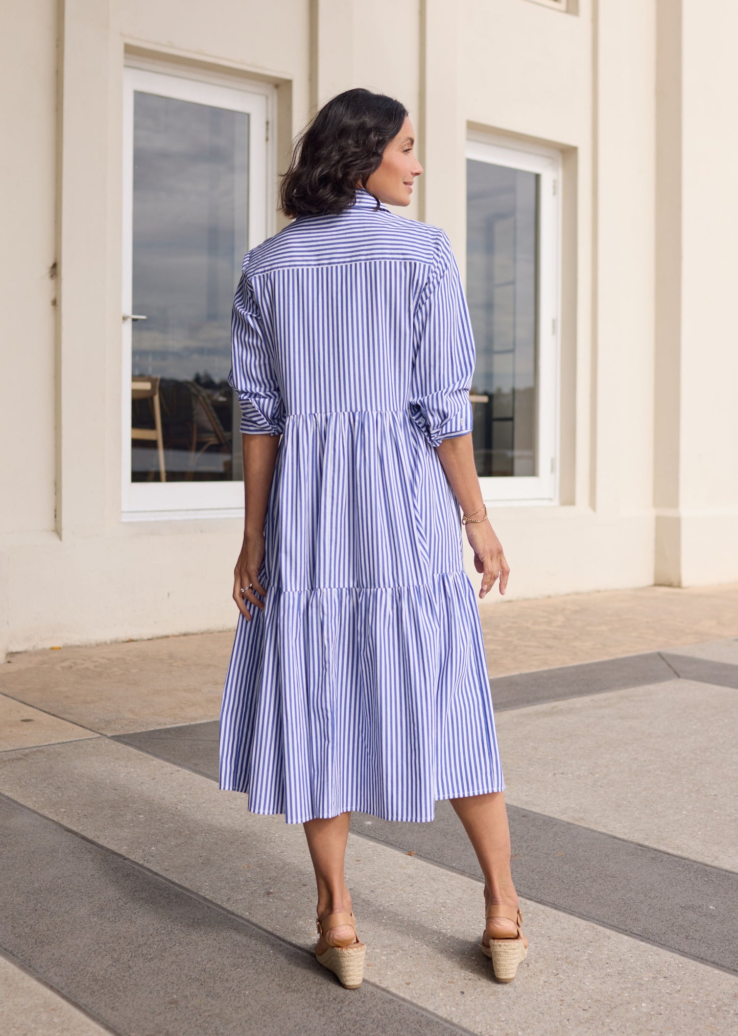 JASMINE SHIRTDRESS - NAVY