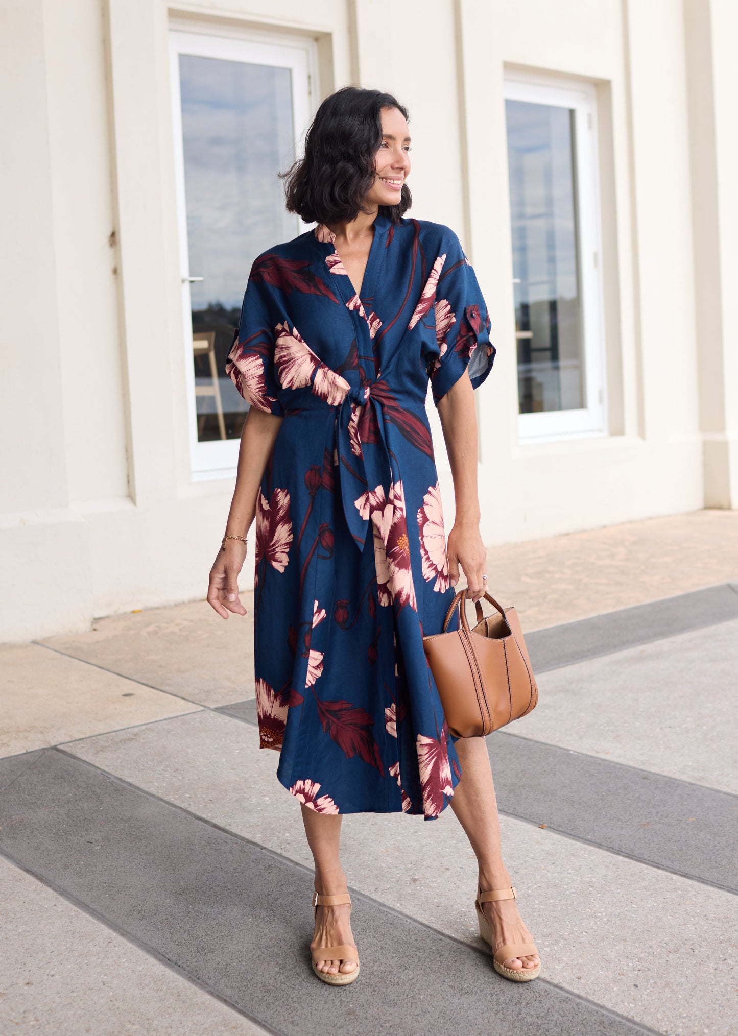 CHLOE MIDI DRESS - ARABELLA PRINT - PETITE
