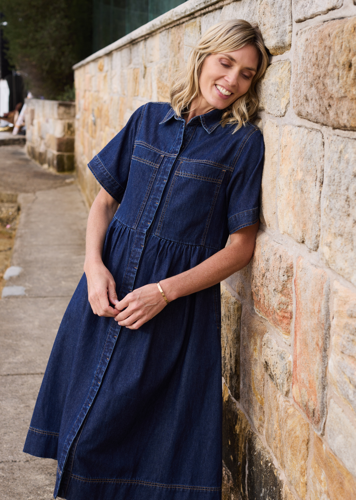 HARLEY DENIM DRESS - INDIGO