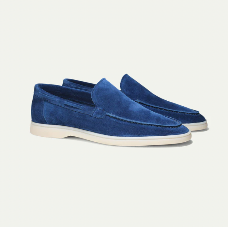 Men’s Suede Slip-On Loafers Smart Casual Driving Shoes