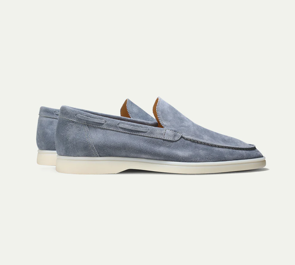 Men’s Suede Slip-On Loafers Smart Casual Driving Shoes