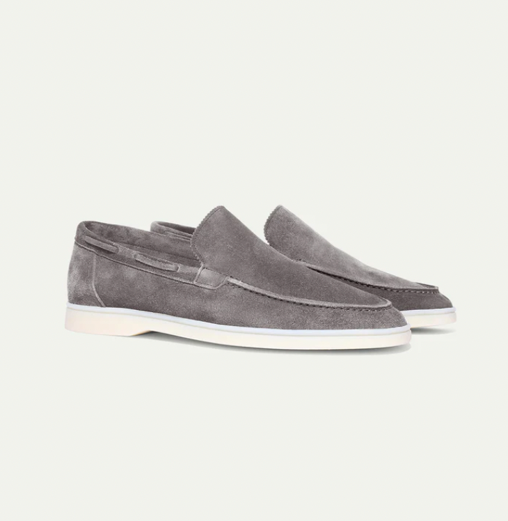 Men’s Suede Slip-On Loafers Smart Casual Driving Shoes