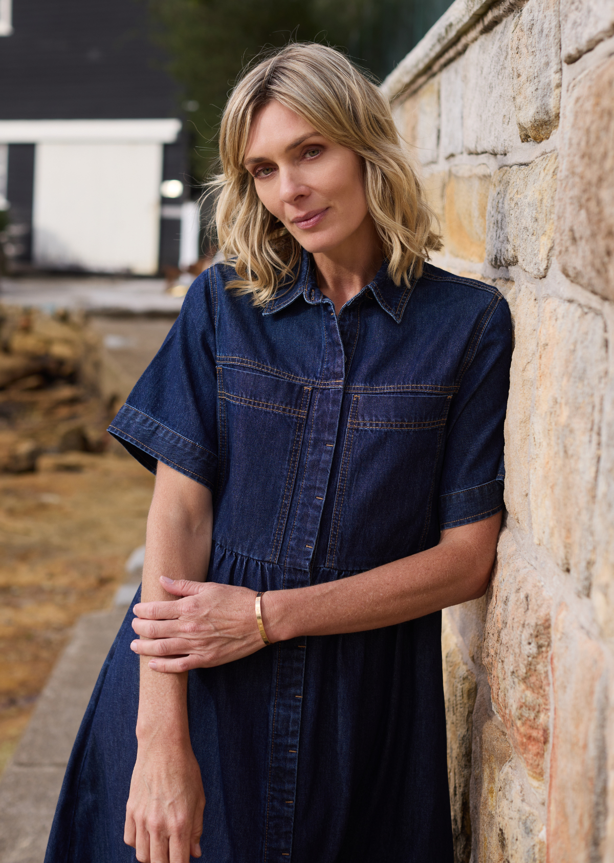 HARLEY DENIM DRESS - INDIGO