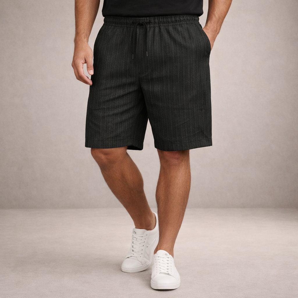 Men’s Drawstring Linen Summer Shorts Casual Relaxed Fit