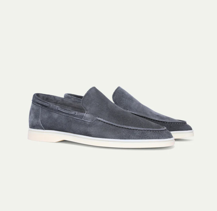 Men’s Suede Slip-On Loafers Smart Casual Driving Shoes