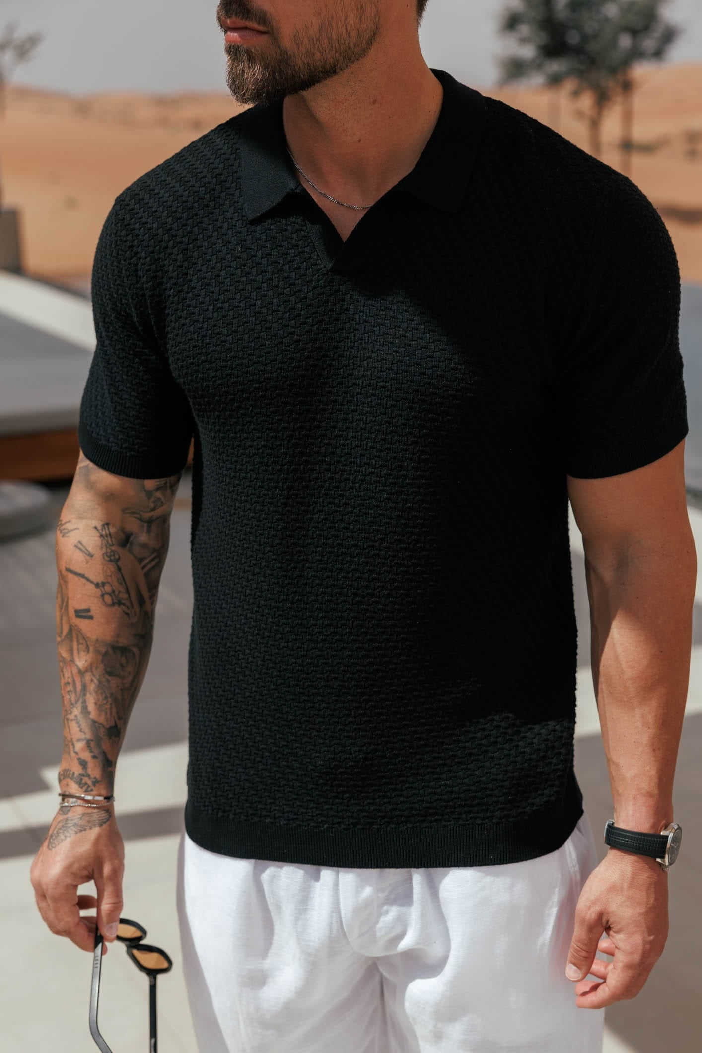 NOIR POLO - BLACK