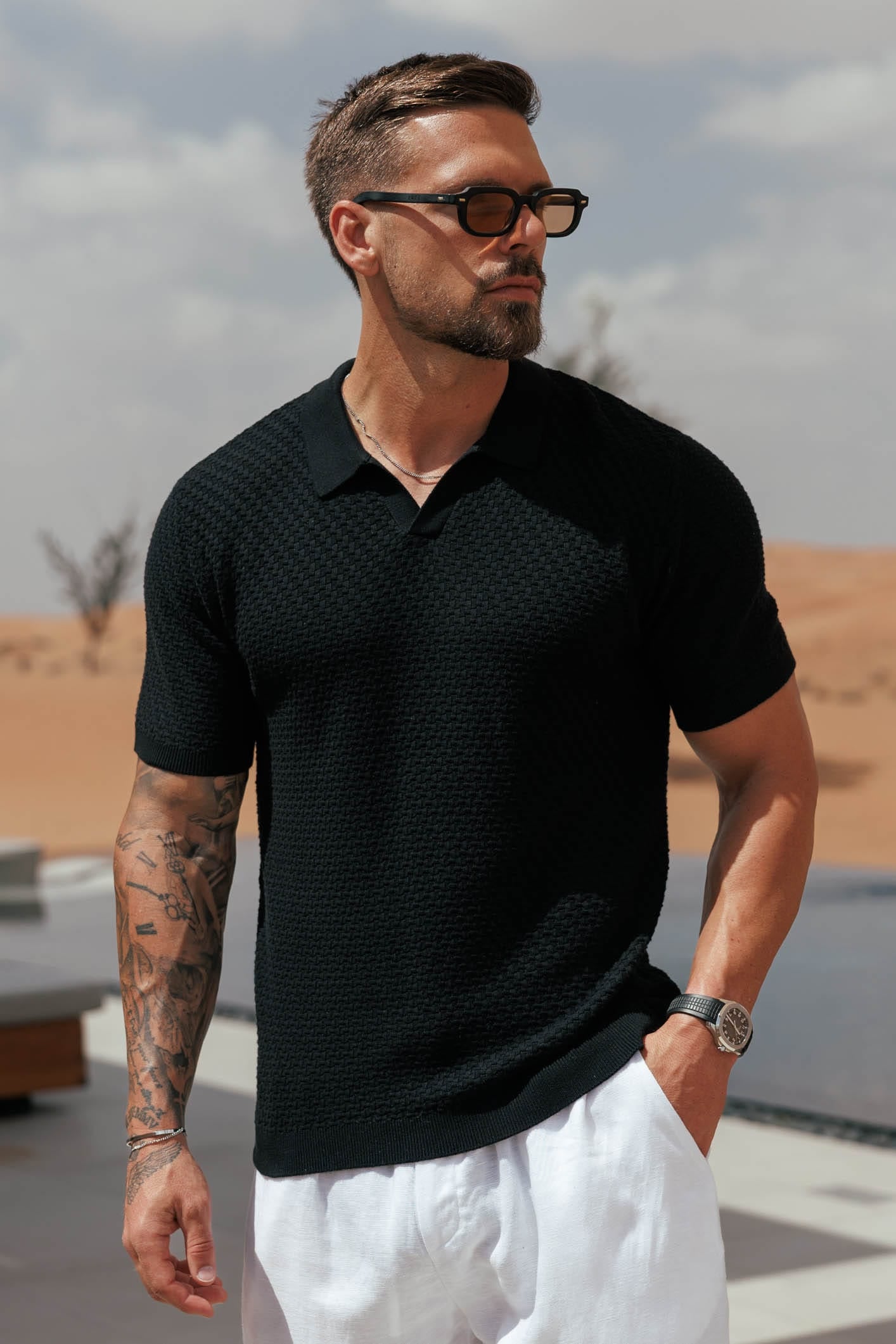 NOIR POLO - BLACK