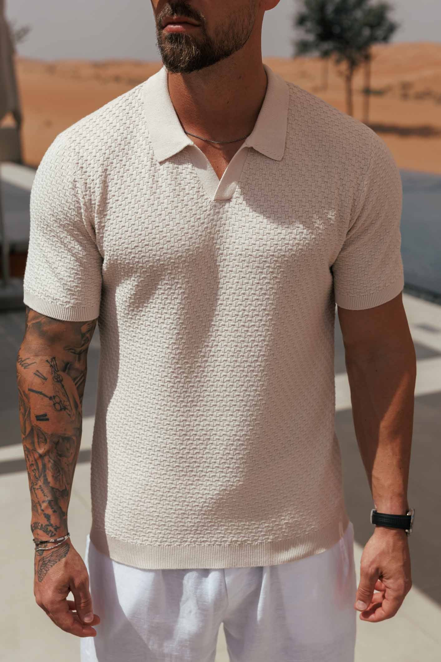 NOIR POLO - CREAM
