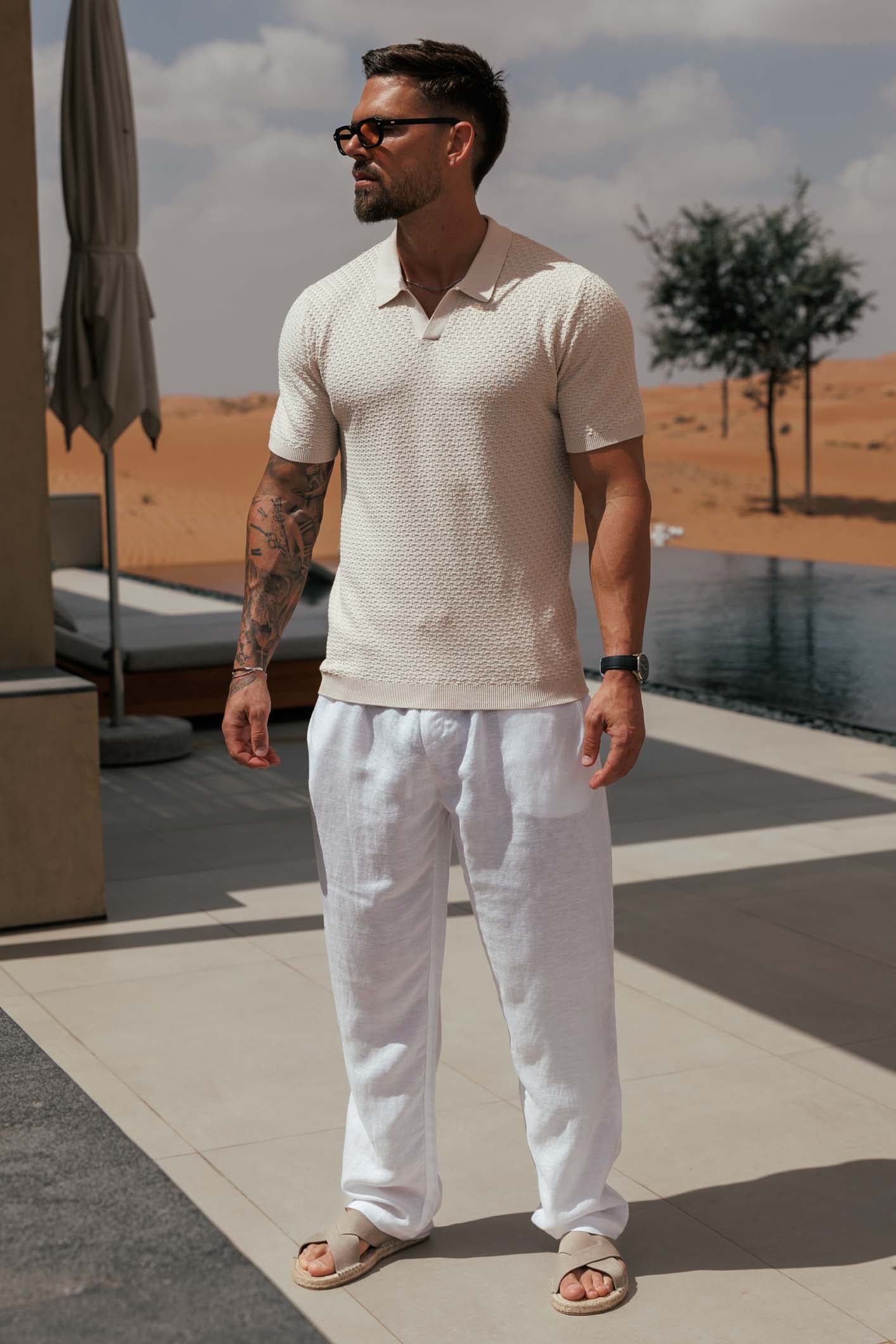 NOIR POLO - CREAM