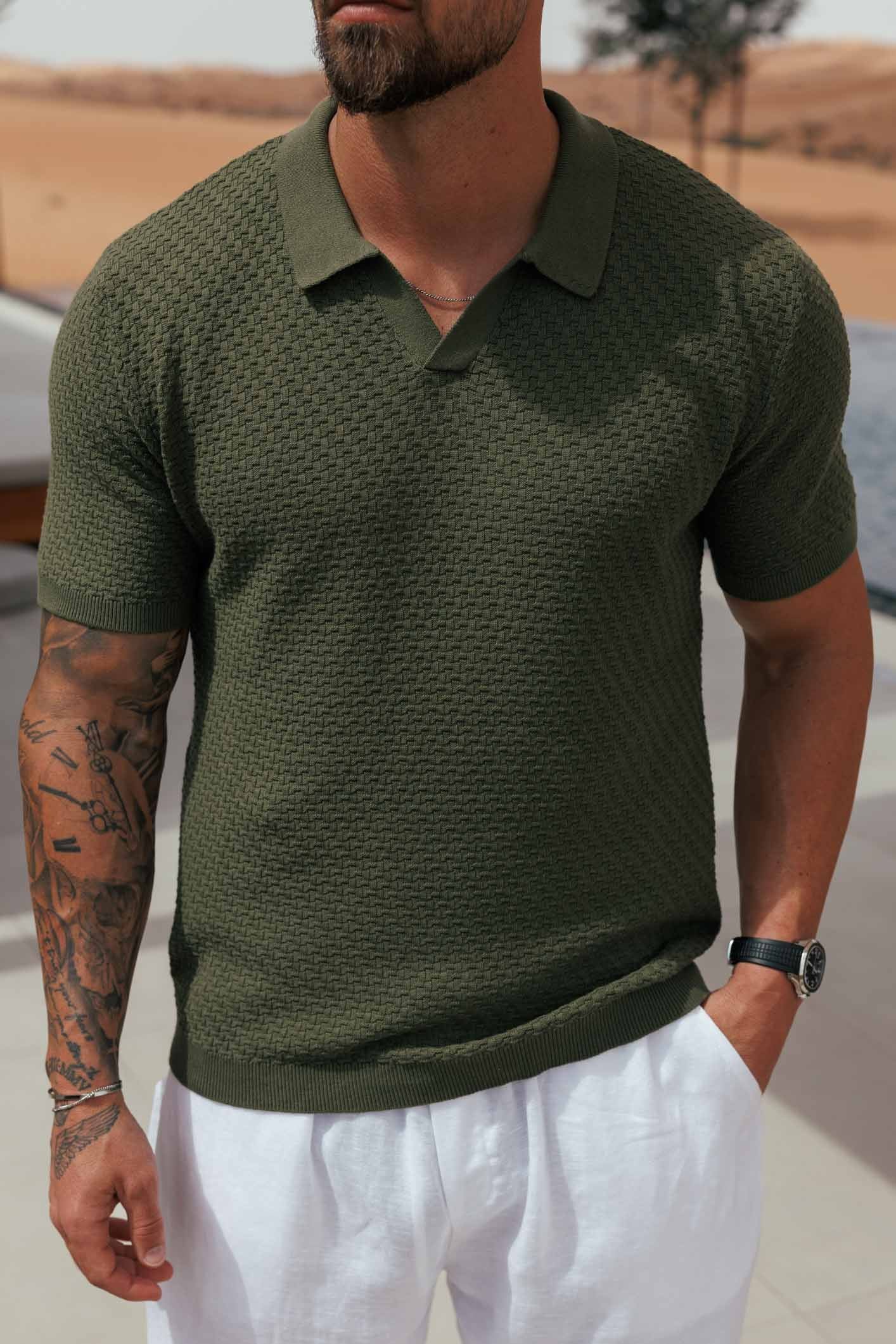 NOIR POLO - OLIVE