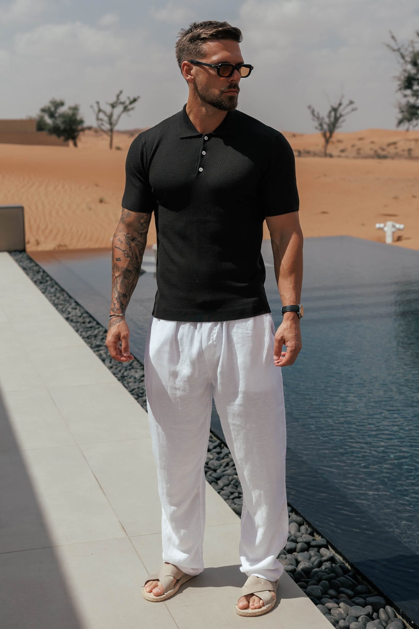 SANTAL POLO - BLACK