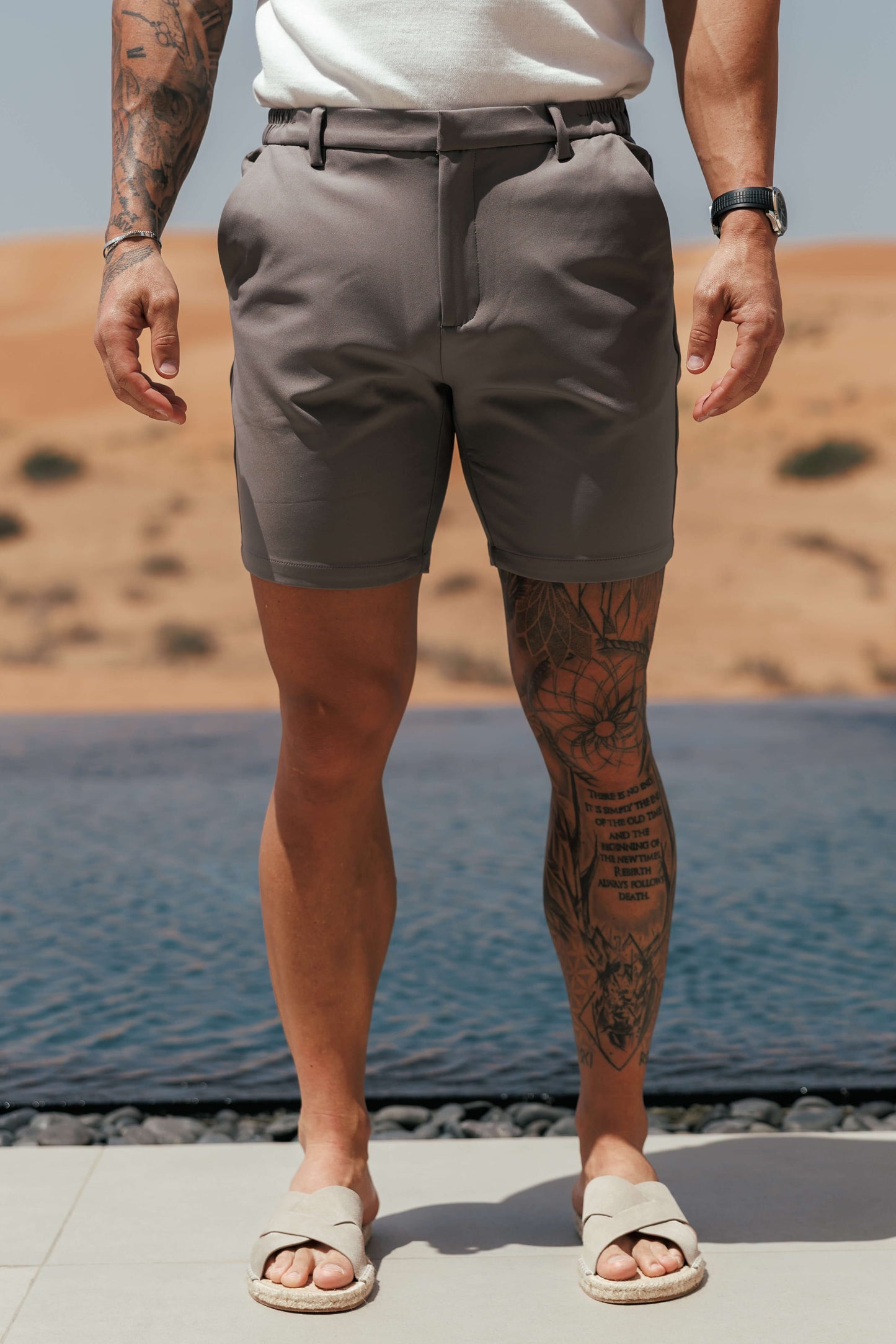 HYBRID SHORT - DARK GREY
