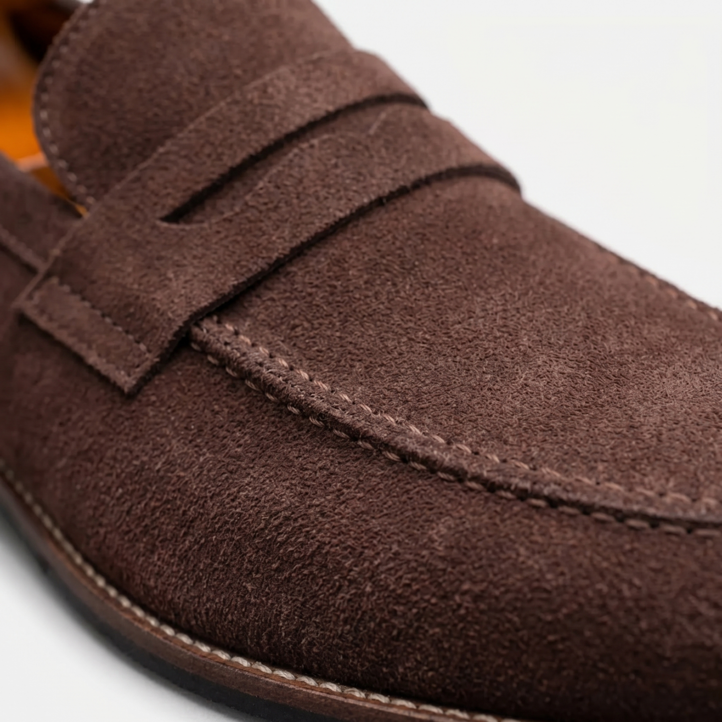 Men’s Suede Penny Loafers Classic Smart Slip-On Shoes