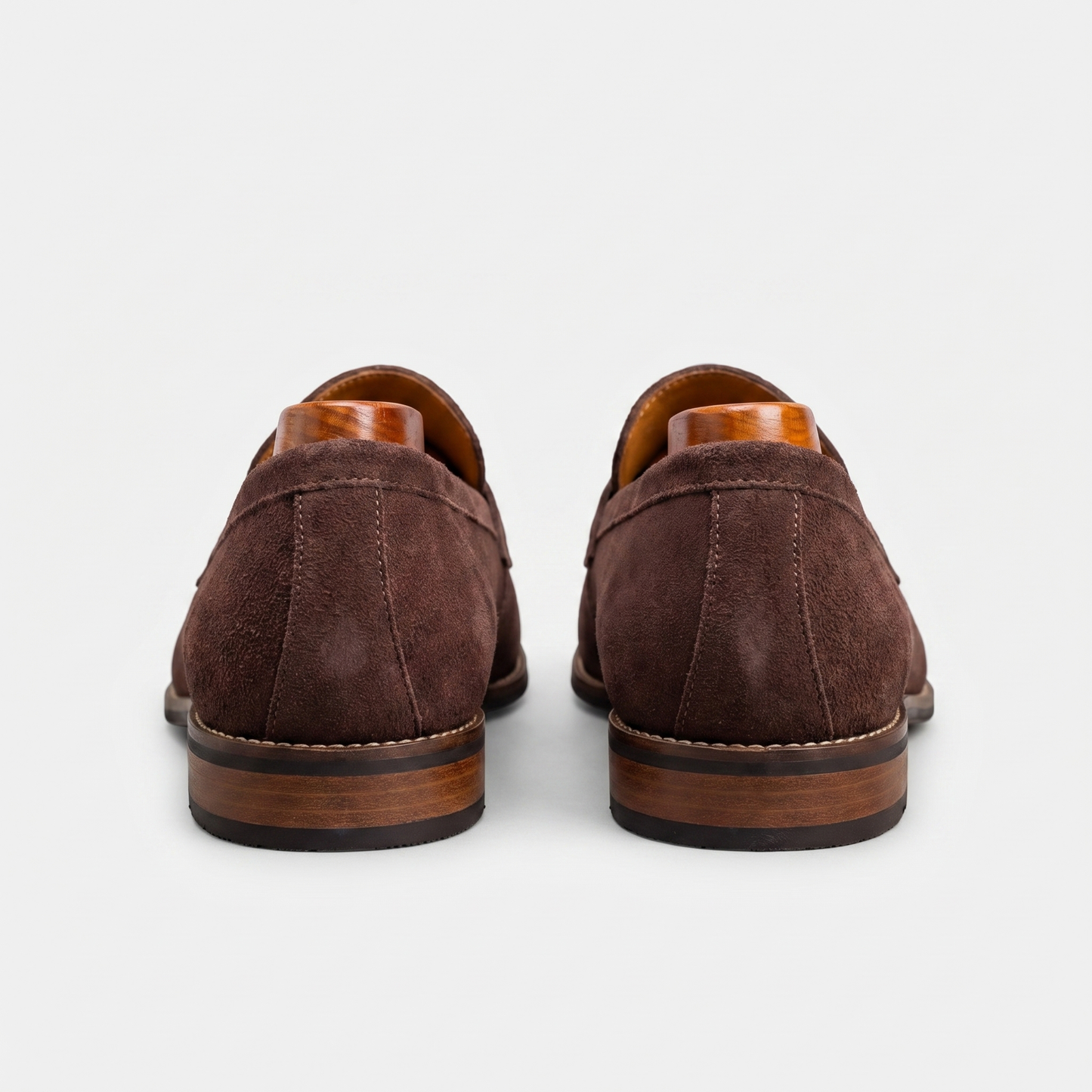 Men’s Suede Penny Loafers Classic Smart Slip-On Shoes