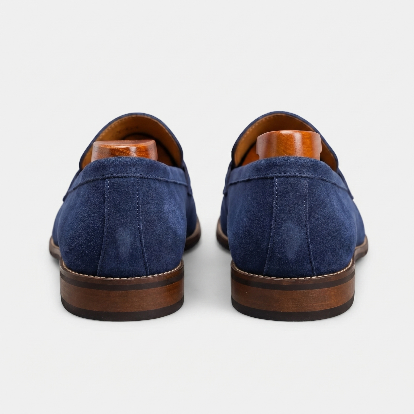 Men’s Suede Penny Loafers Classic Smart Slip-On Shoes